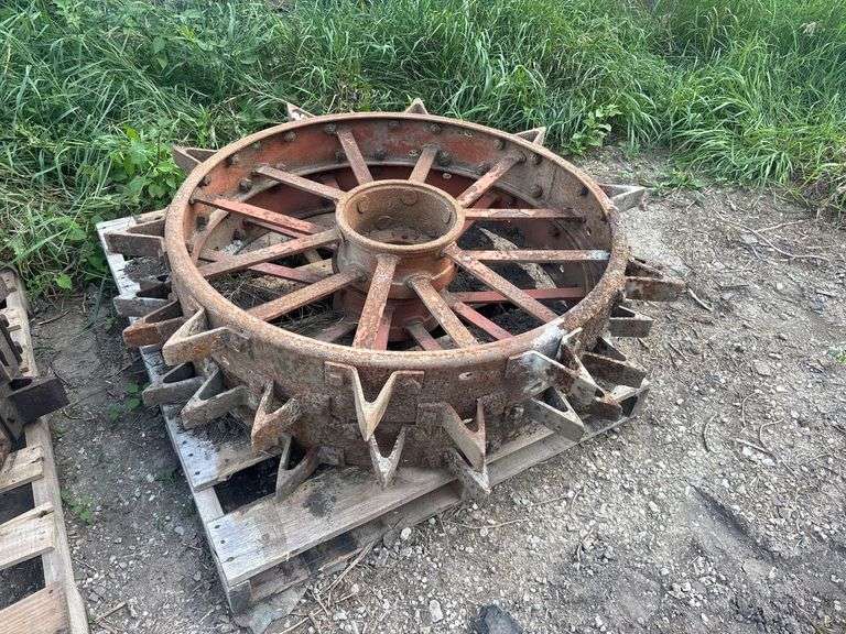 (2) Allis Chalmers WC Steel Wheels image