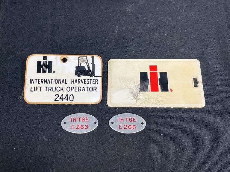 (4) IH Tags + Badge image