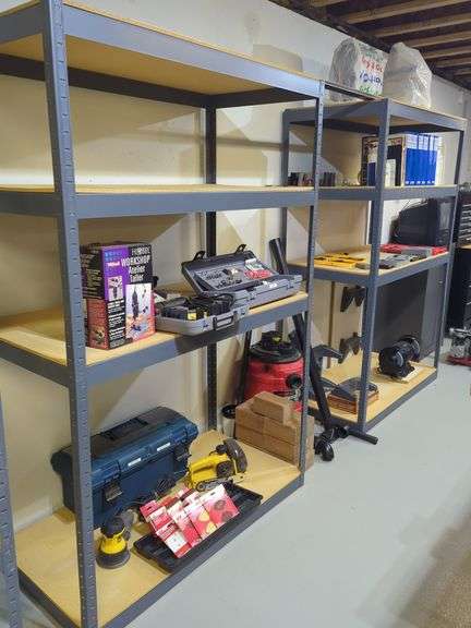 (2) Shelves Lot - 6ft x 4 ft x 2 ft - Content NOT INCLUDED Shelves Only image