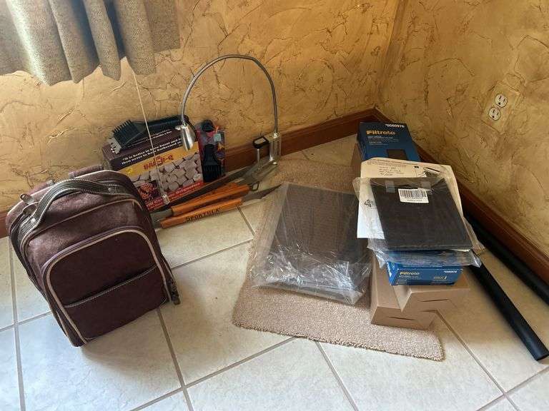 Lot of BBQ accessories and HEPA filters image