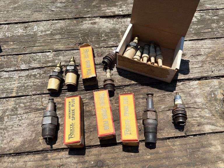 Vintage Spark Plug Assortment image