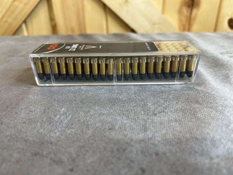 2 Boxes/100 Rounds Winchester 40 Gr. .22 LR & CCI 29 Gr. 22 CB Long