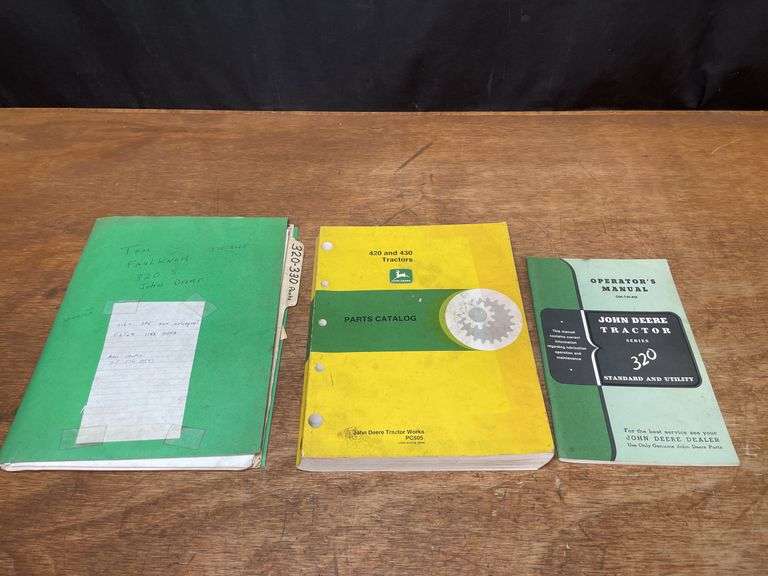 (3) John Deere 320 + 420/430 Manuals image