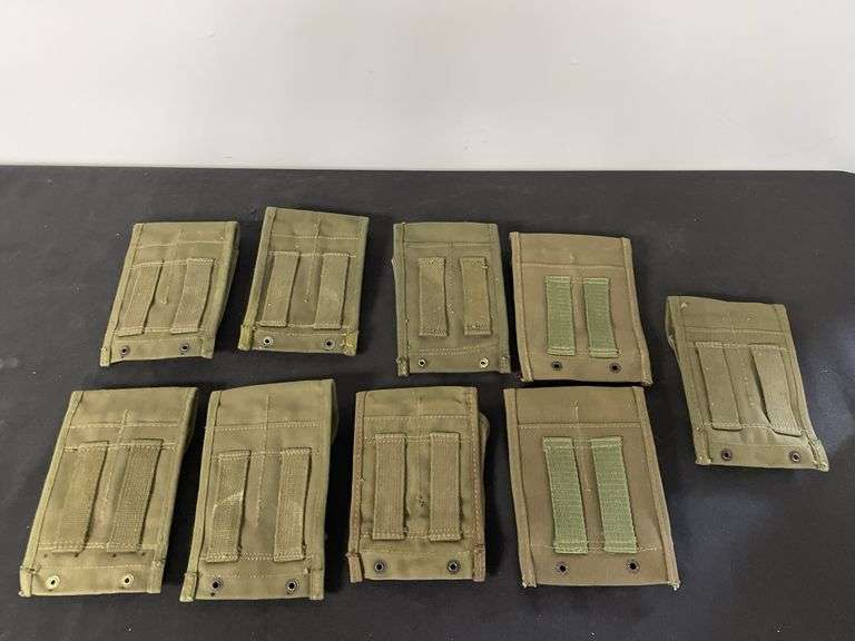 (9)-1950's dated US 30-Round Mag Pouches
