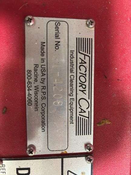 Factory Cat Walk-Behind Floor Scrubber image