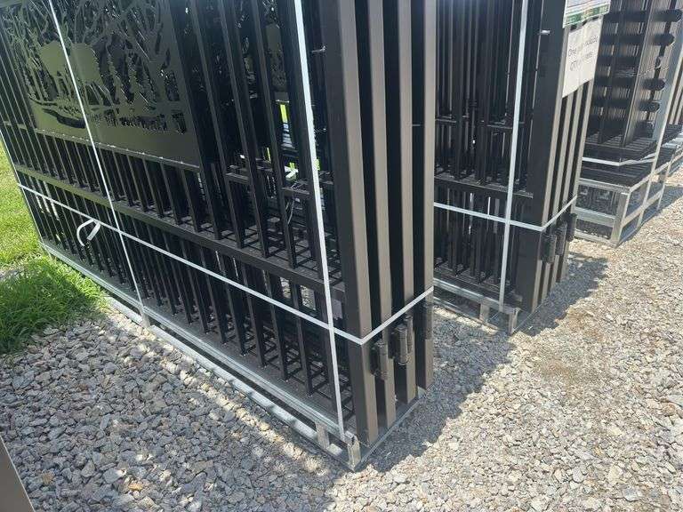 Metal Farm Driveway Gate 7 X 20 Ft 2 Pieces