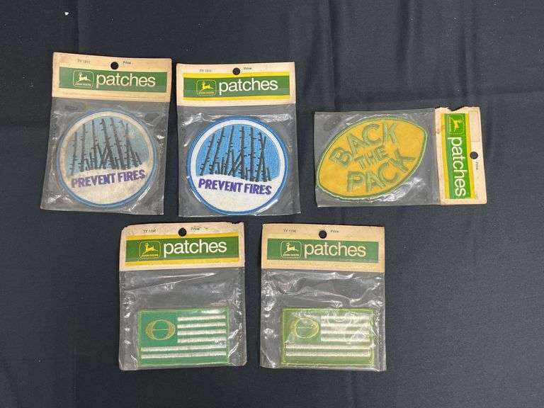 (5) John Deere Snowmobile Patches NOS image