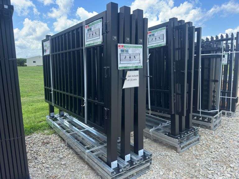 Heavy Duty Metal Farm Driveway Gate 7 X 20 Ft 2 Pieces