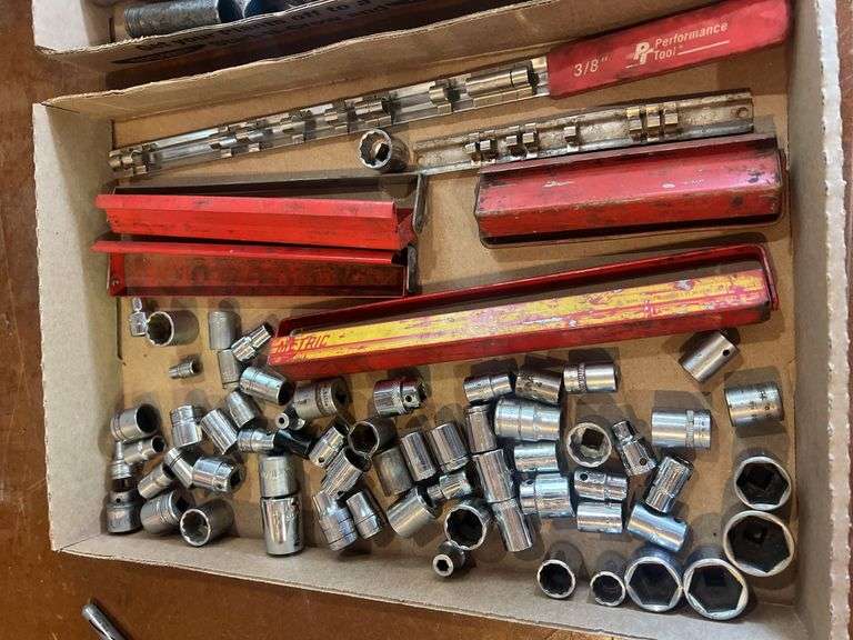 (2) Flats of Assorted Sockets