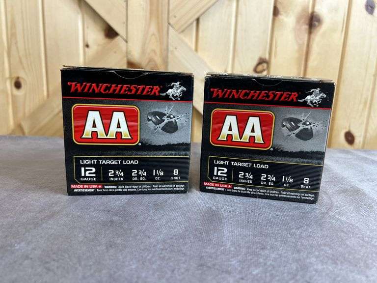 2 Boxes Winchester AA No. 8 12 Gauge Light Target image