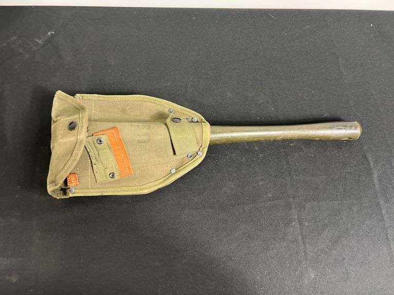 US Ames M1951 Entrenching Tool w/Canvas Carrier image