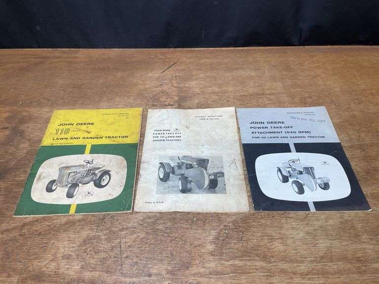(3) John Deere L&G Manuals image