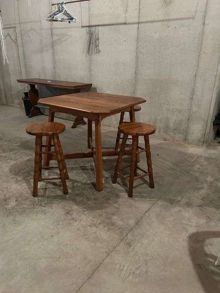 Bar Height Table & 2 Stools image