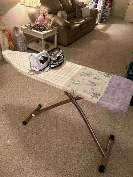 Ironing board and Irons