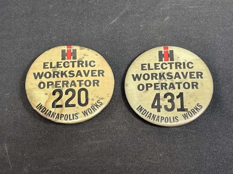 (2) IH Electric Worksaver Operator Buttons image