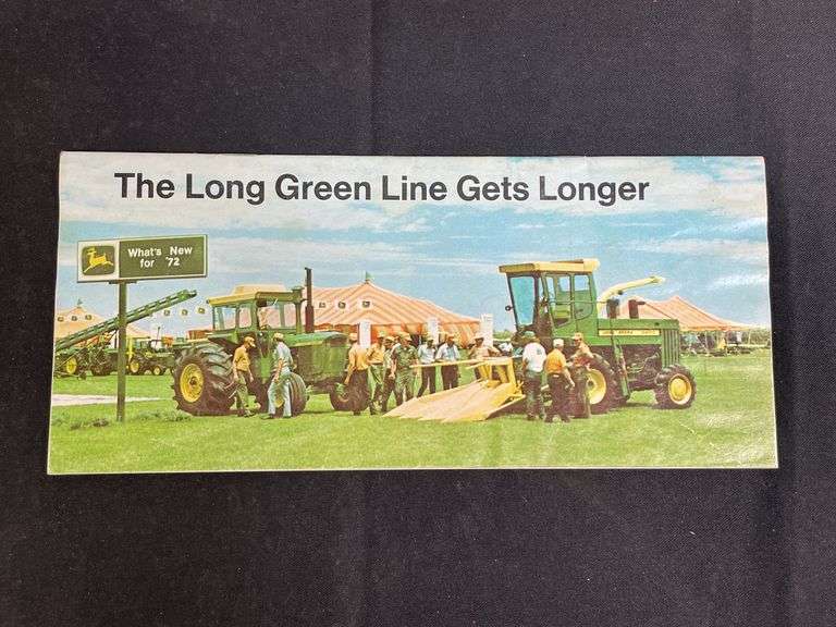 1972 John Deere Long Green Line Catalog image