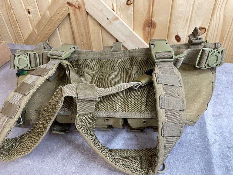 Canvas Magazine Belt With 6 5.56 Magazines