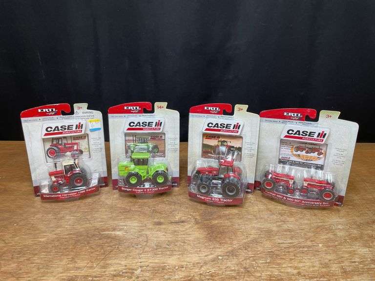 (4) 1/64 Case-IH, IH, + Steiger Tractors NIB Ertl image