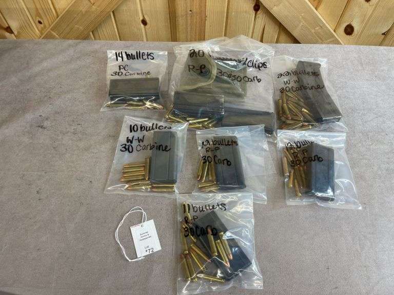 7 .30 Carbine Magazines With Misc Ammo image