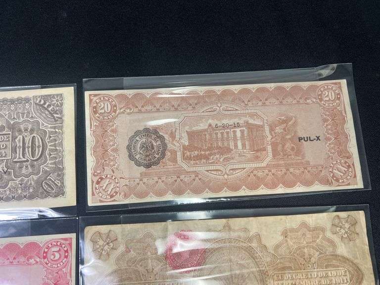 Mexican paper Currency