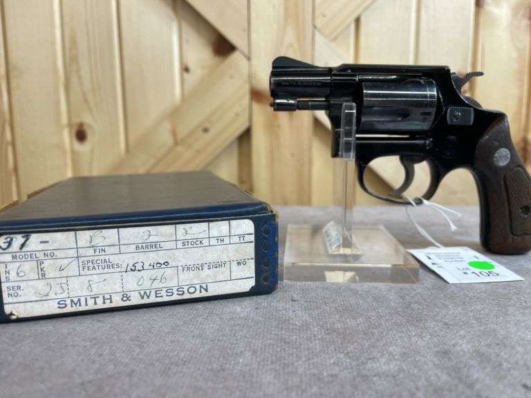S&W Model 37 Airweight .38 Special DA Revolver