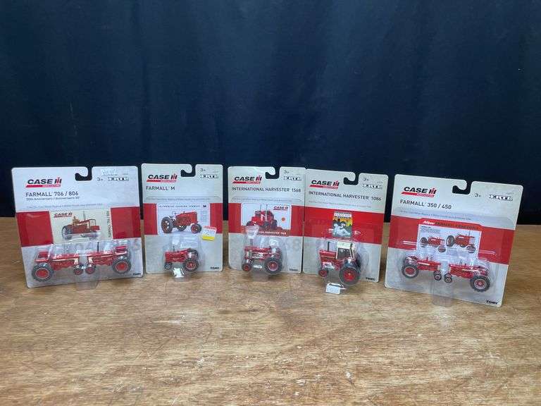 (5) 1/64 IH Tractors NIB Ertl image