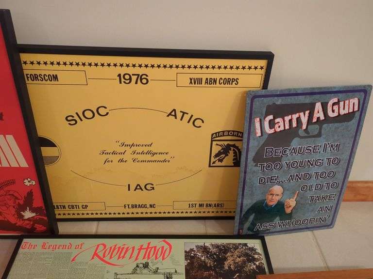 Assorted Wall Art Lot - Basement