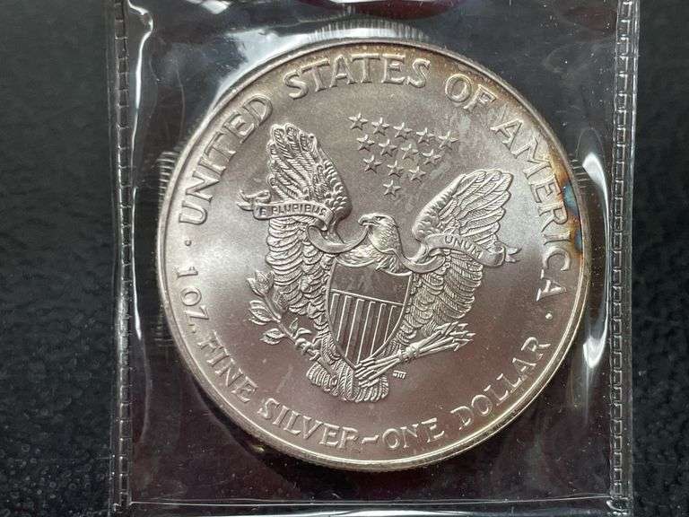 (2) 1995 $1 American Silver Eagle
