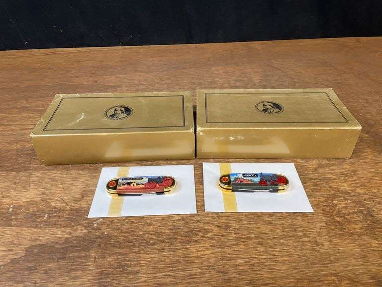 (2) IHC Pocket Knives NIB Franklin Mint image