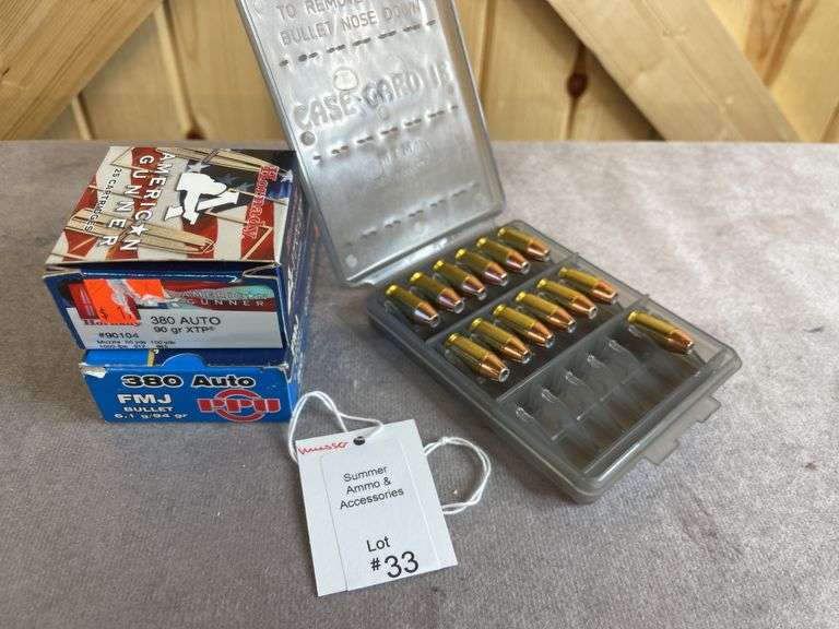 3 Boxes Hornady, PPU & Misc. 90 & 96 Gr. 380 ACP
