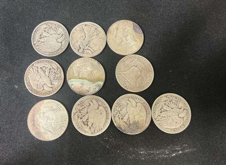Mixed Silver Half Dollars