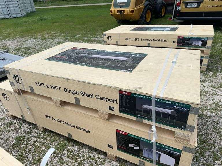 11 X 19FT Single Steel Carport
