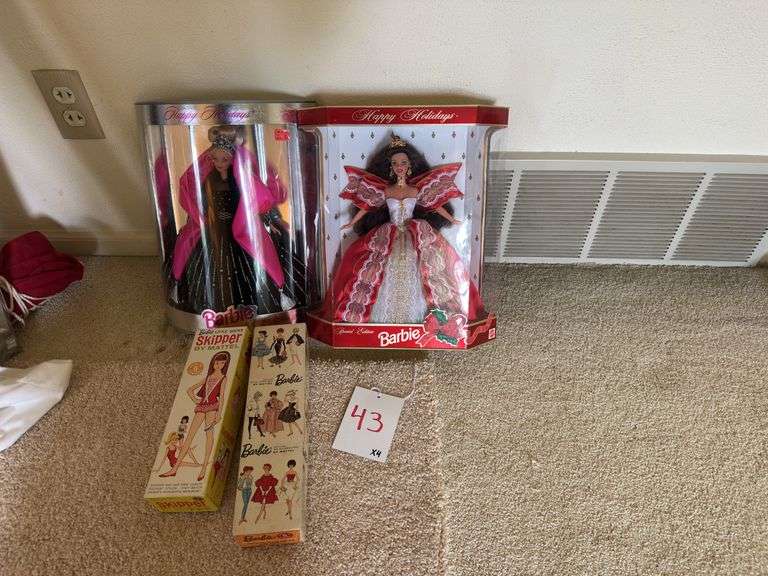 Vintage Collector Barbie Lot - The Boxed Holiday Barbies are Errors