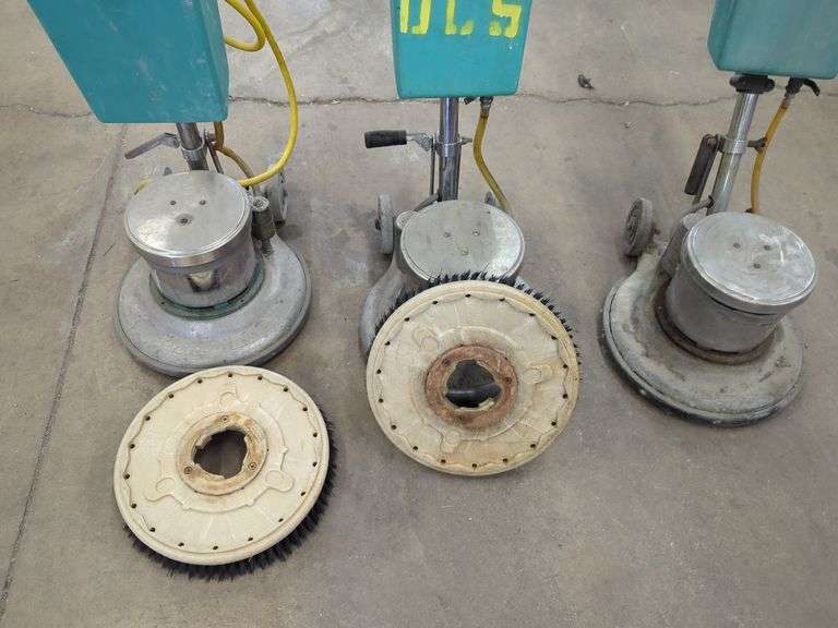 (3) Servicemaster Floor Cleaners