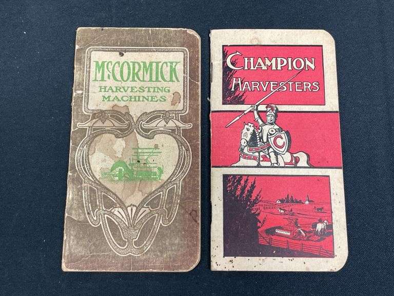 1905 IHC McCormick + 1904 Champion Harvesters Notebooks image