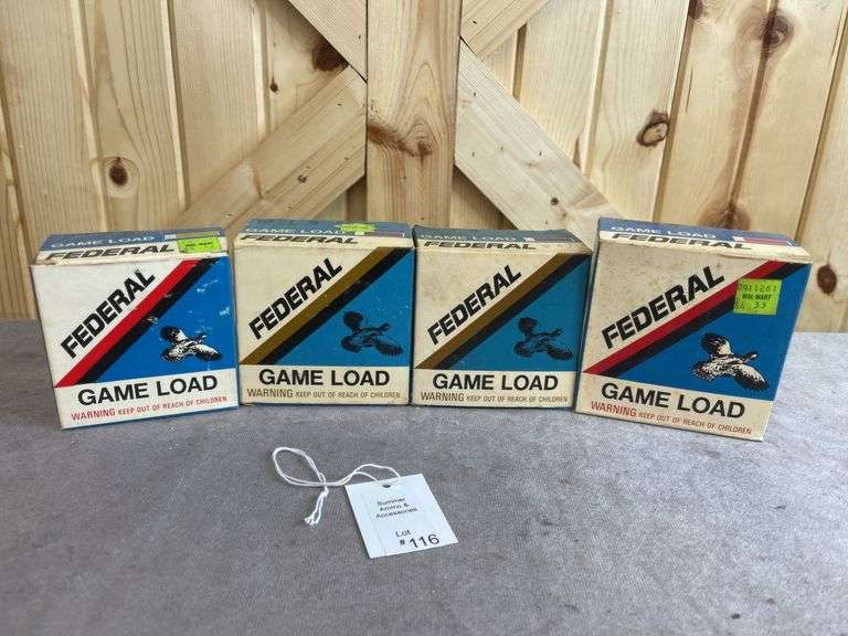4 Boxes Federal 12, 16 & 20 Gauge image