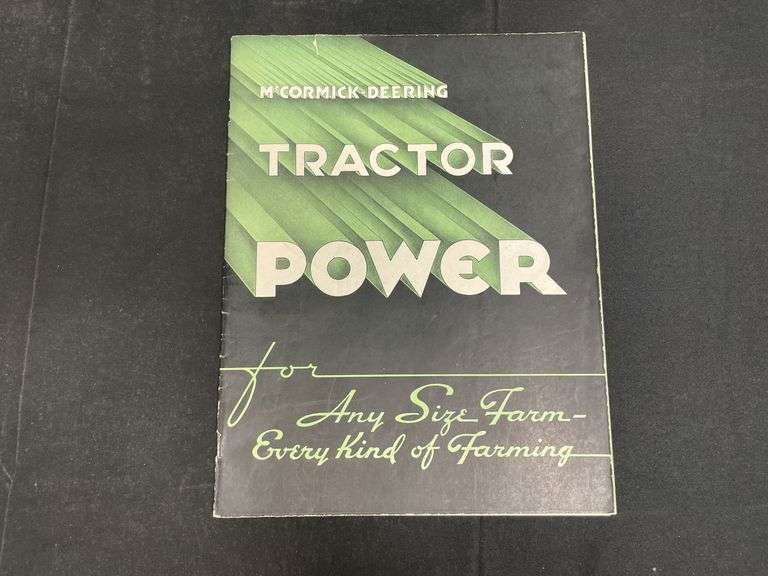 IHC McCormick-Deering Tractor Sales Literature image