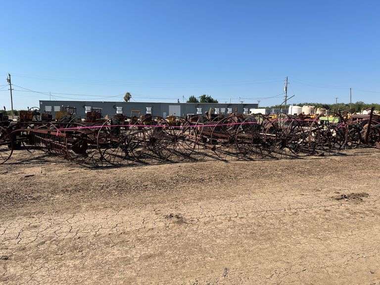 Large Lot of Hay Rakes image