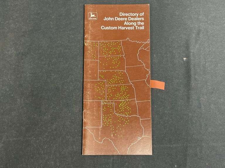 1976 John Deere Dealers Along Custom Harvest Trail image