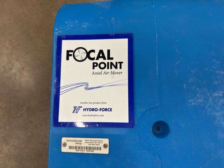 MOUNTO AM25AX 1/4hp 4000cfm Axial Fan Air Mover Floor Dryer Drum Fan