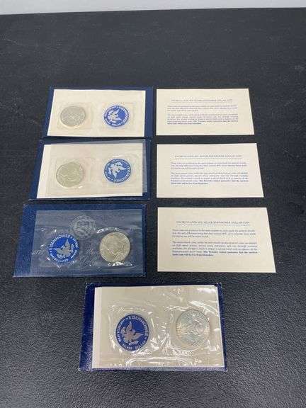 (4) Eisenhower Dollars