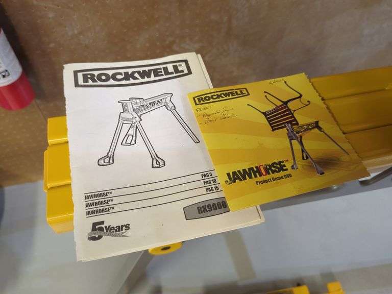 Rockwell Jawhorse Work Table Lot - RK9000