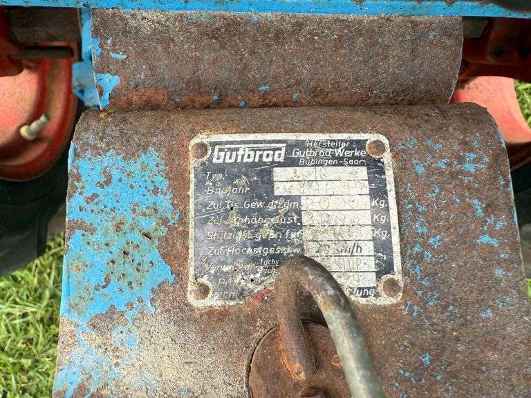 German Gutbrod Garden Tractor