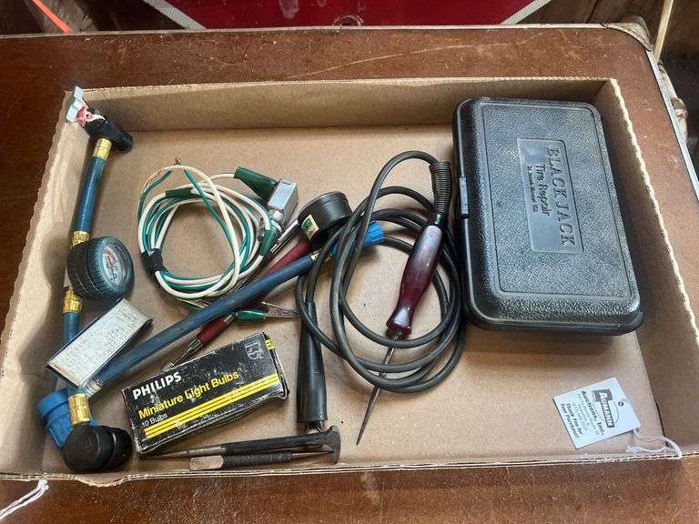 Tire Repair Kit, Mini Bulbs, and Test Light