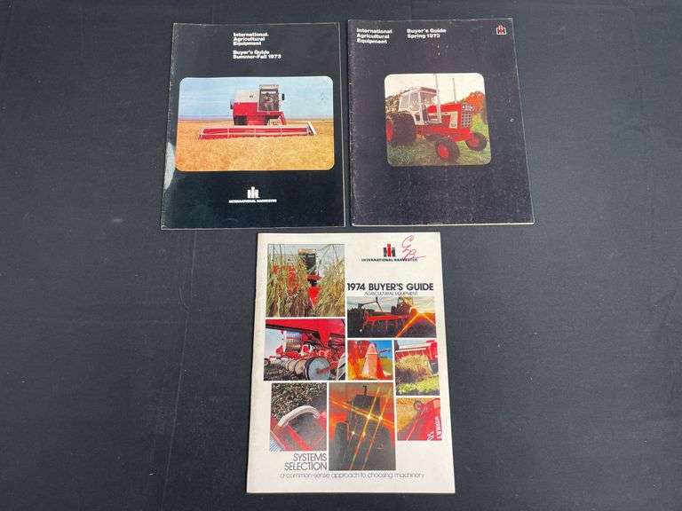 (3) IH Farm Equipment Buyers Guides image
