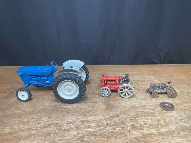 (3) Ford + Fordson Tractors