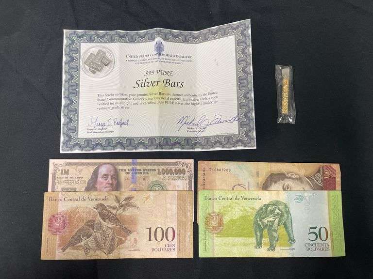 Silver, Gold, Foreign Currency image