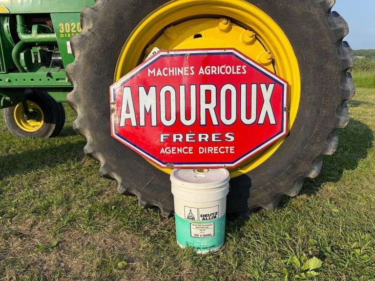 French Amoroux Bros Ag Machines Sign image