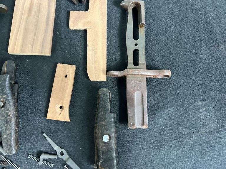 Lot of M1 Garand Bayonet/Scabbard Parts