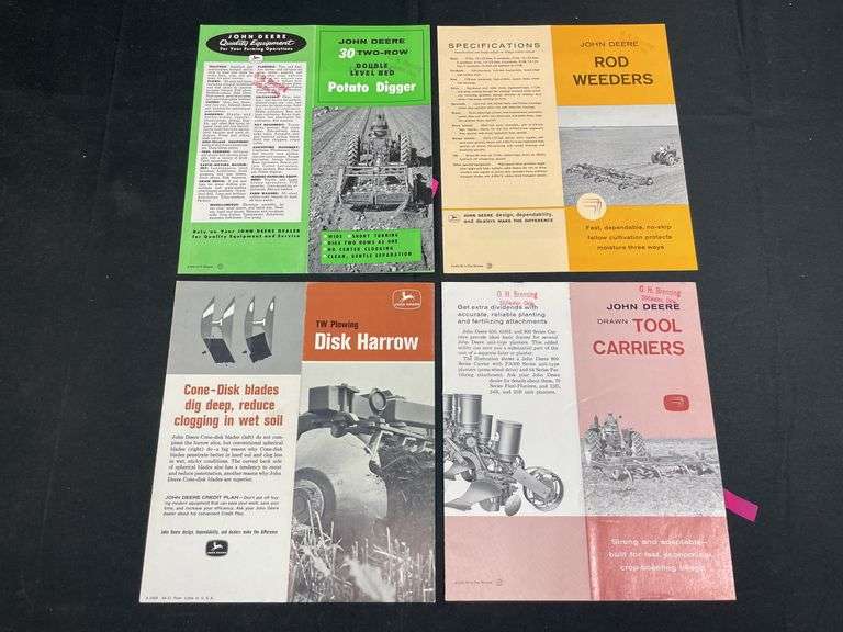 (4) John Deere Implement Sales Literature image